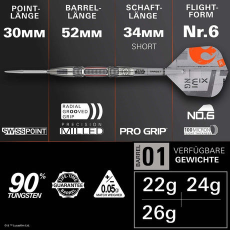 Target Star Wars X-Wing Steeldarts