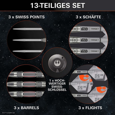 Target Star Wars X-Wing Steeldarts