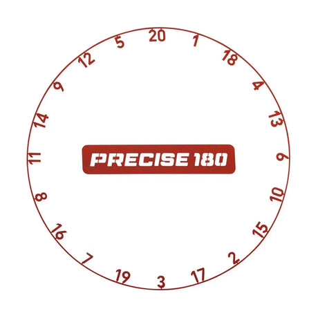 Precise180 Faded red Zahlenring