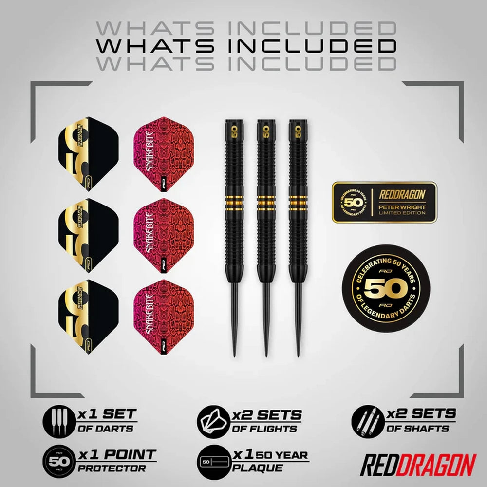 Red Dragon Peter Wright Limited Steeldarts