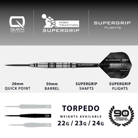 Harrows Supergrip Torpedo QP