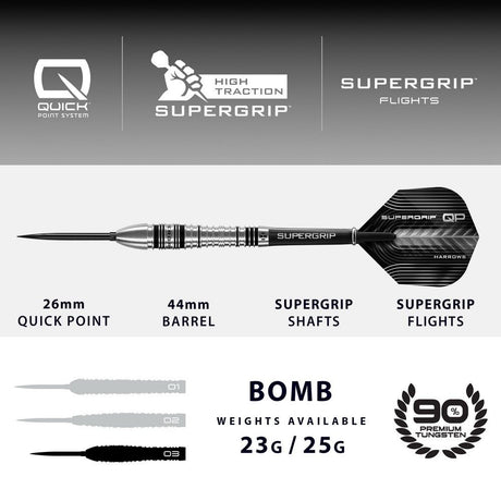 Harrows Supergrip Bomb QP