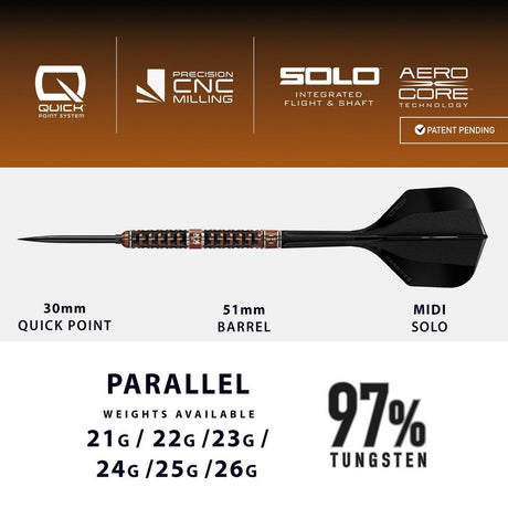 Harrwos Wolfram Trinity QP Steeldarts
