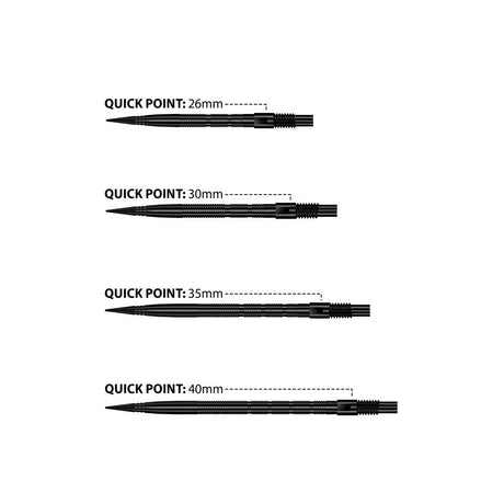 Harrows Quick Point Micro Grip Schwarz
