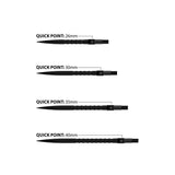 Harrows Quick Point Heavy Metal Quickpoints Schwarz