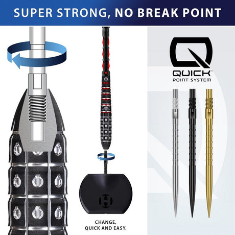 Harrows Quick Point Heavy Metal Quickpoints gold