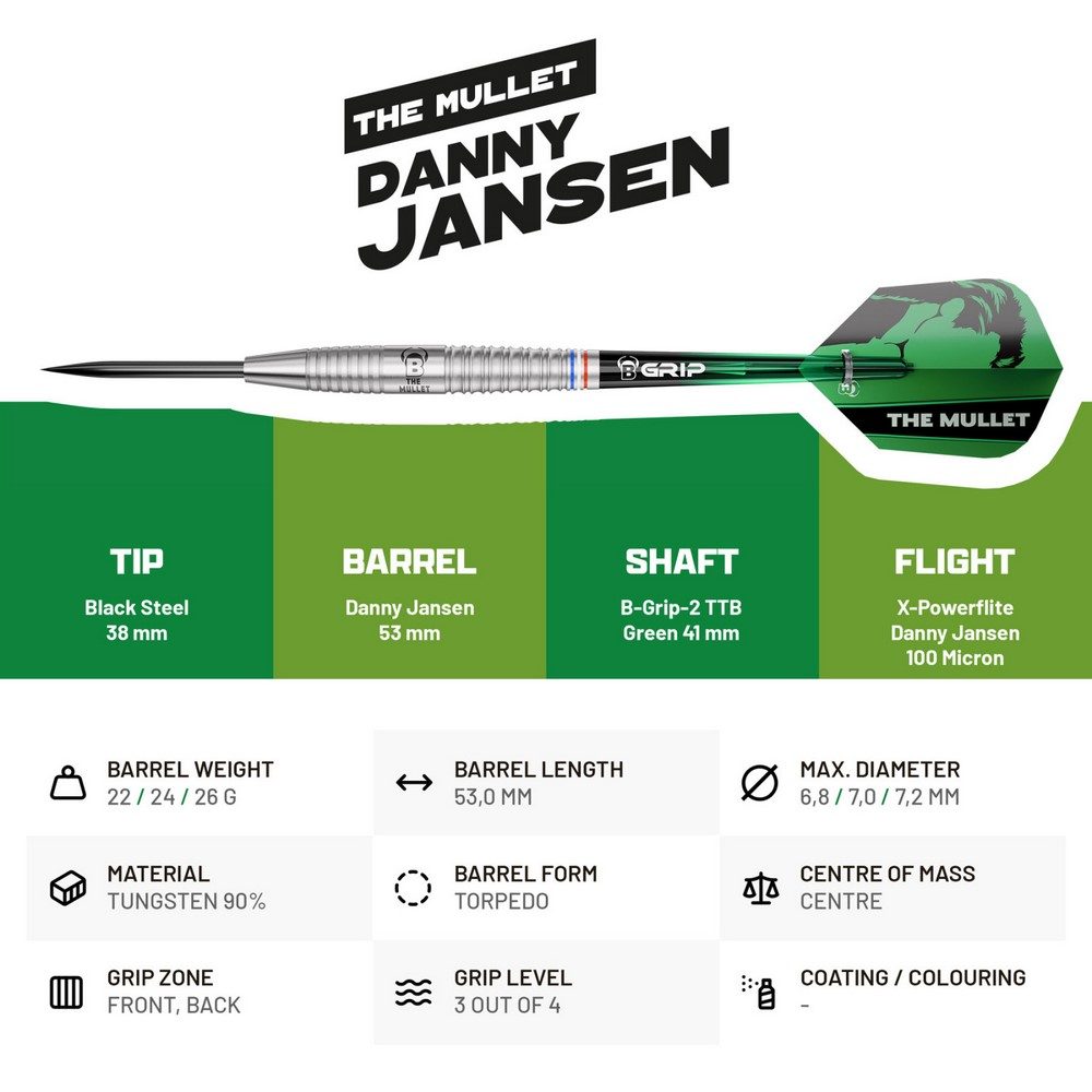 Bulls Danny Jansen G2 Steeldarts