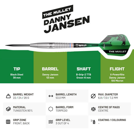 Bulls Danny Jansen G2 Steeldarts