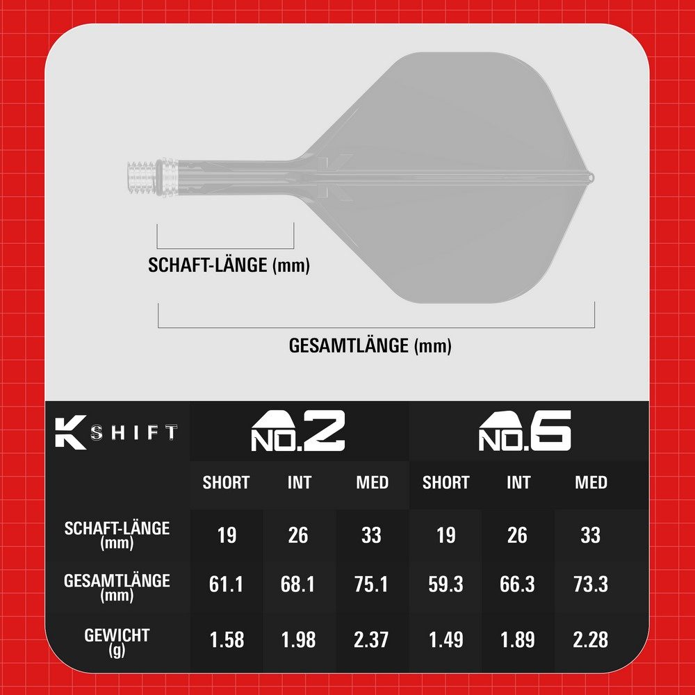Target K-Shift No.2 weiß