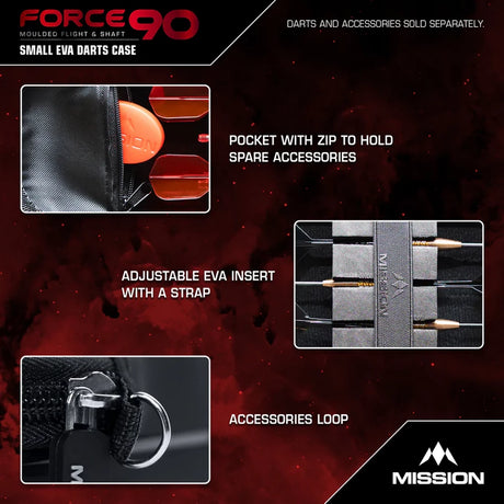 Mission Force 90 Dartcase black