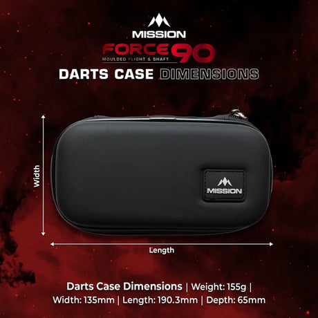 Mission Force 90 Dartcase black