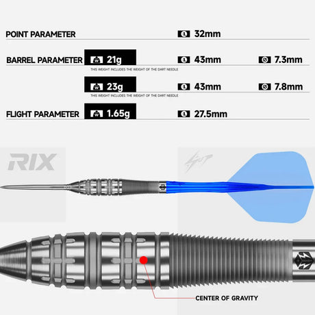 Caliburn RIX R5 Steeldarts