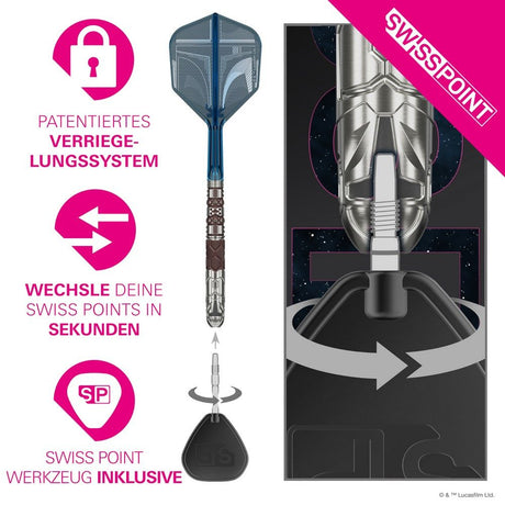 Target Star Wars Mandalorian Steeldarts