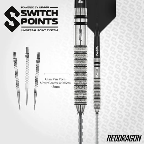 Red Dragon Gian van Veen Steeldarts Switch Points