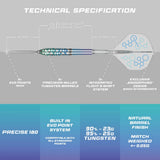 Precise 180 endorphine Darts