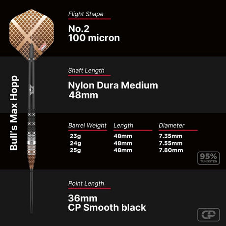 Bull´s Max Hopp CP Steeldarts