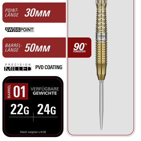 Targer Japan Black Marque Enzo Steeldarts