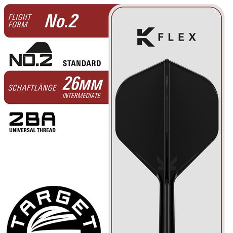 Targer Japan Black Marque Pierce Steeldarts