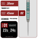 Targer Japan Black Marque Pierce Steeldarts