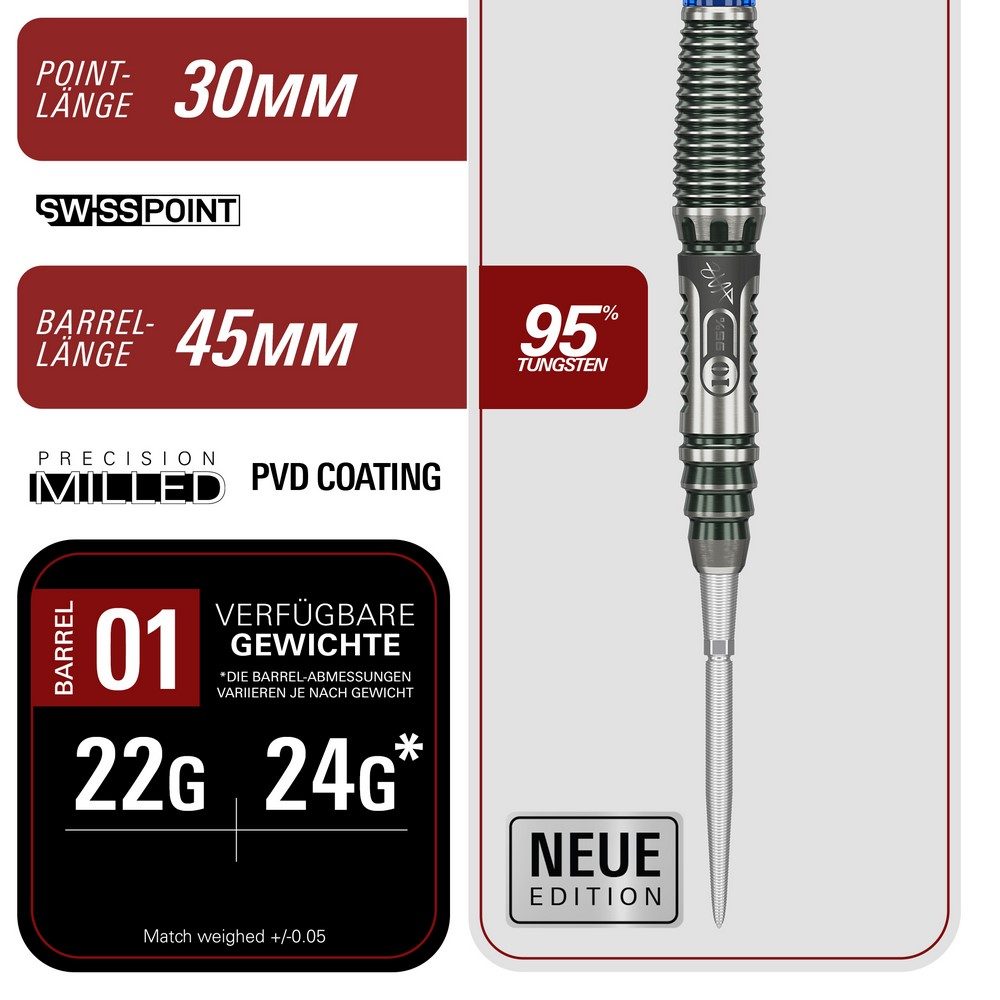 Target Japan Signature Series Rising Sun G10.5 Steeldarts