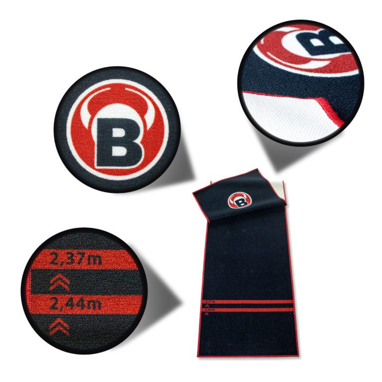 BULL'S Carpet Mat 170 Black