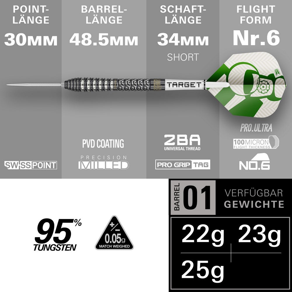 Target Charlie Manby G1 SP Steeldarts