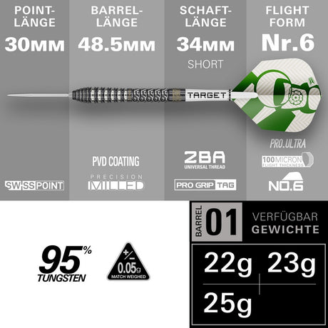 Target Charlie Manby G1 SP Steeldarts