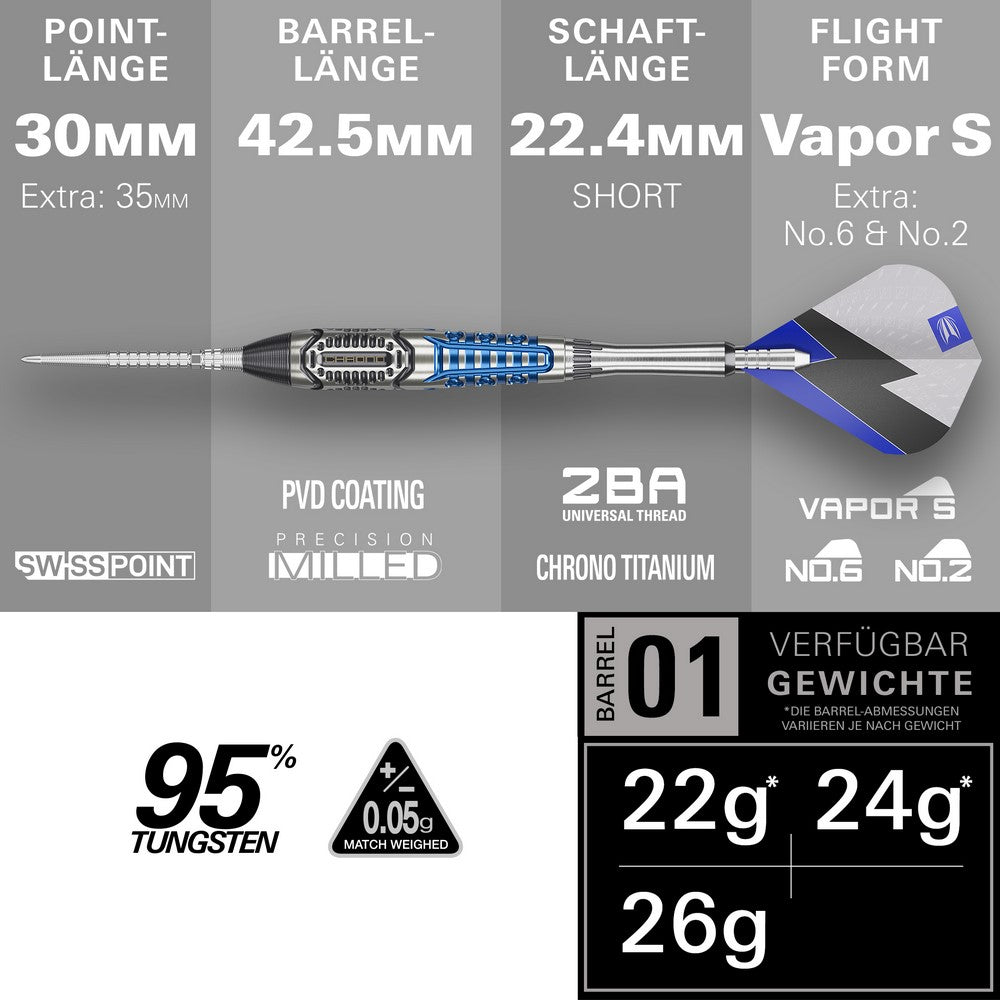 Target Phil Taylor Chrono SP Steeldarts