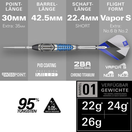 Target Phil Taylor Chrono SP Steeldarts