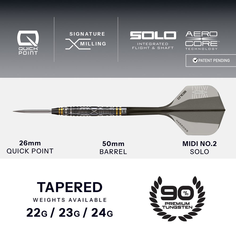 Harrows NX Luxe Tapered QP Steeldarts