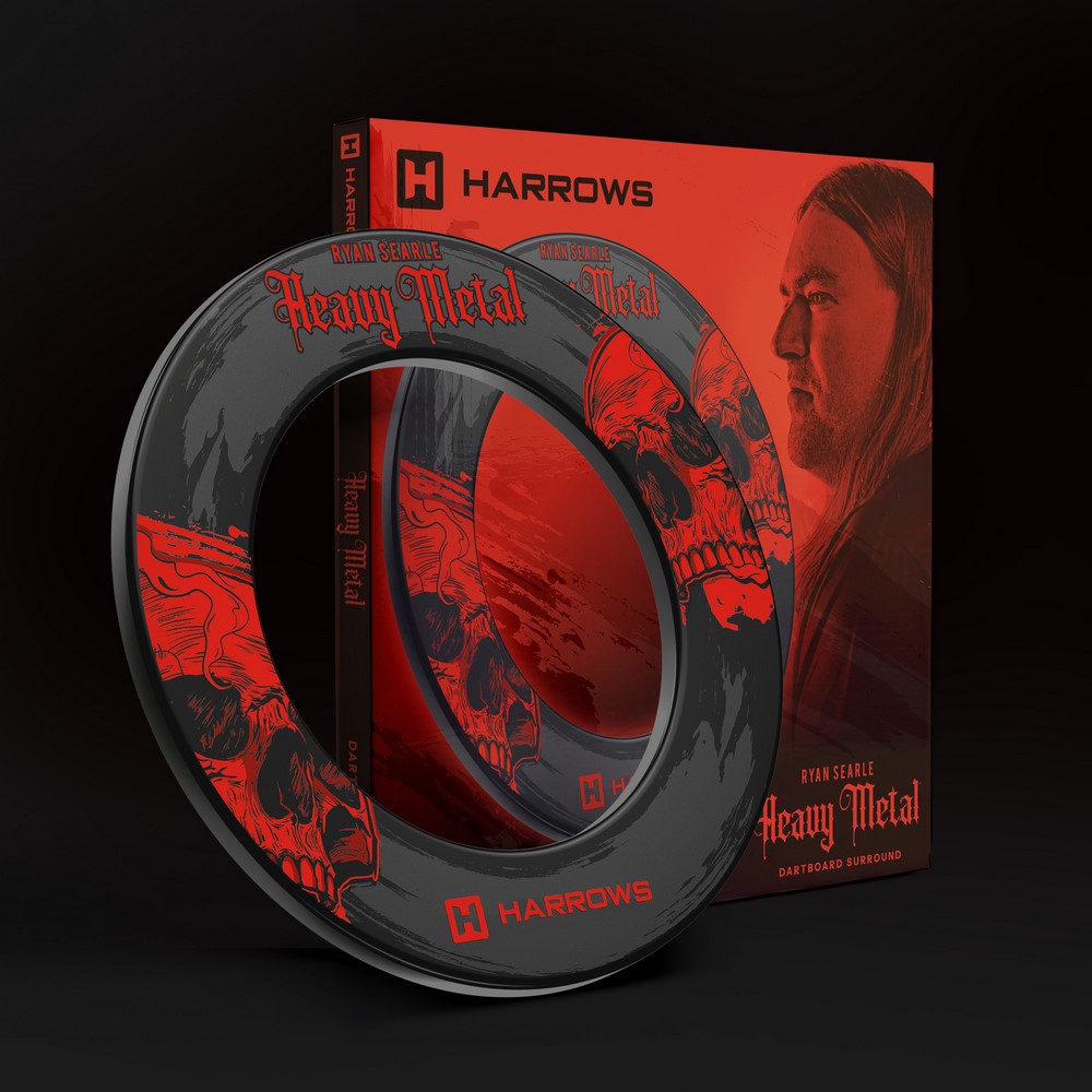 Harrows Ryan Searle Heavy Metal Dartboard Surround