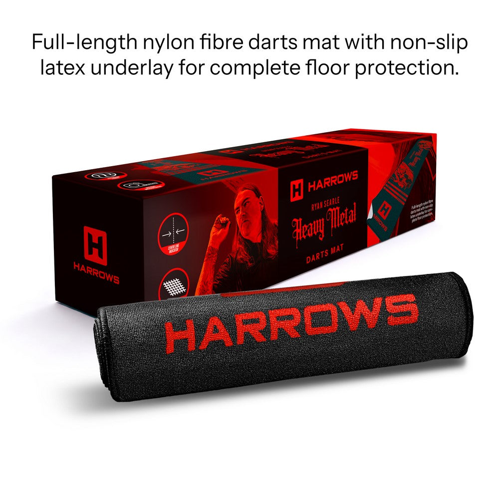 Harrows Ryan Searle Heavy Metal Dart-Teppich