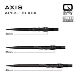 Harrows Apex Axis Quick Points - Schwarz