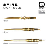Harrows Apex Spire Quick Points - Gold