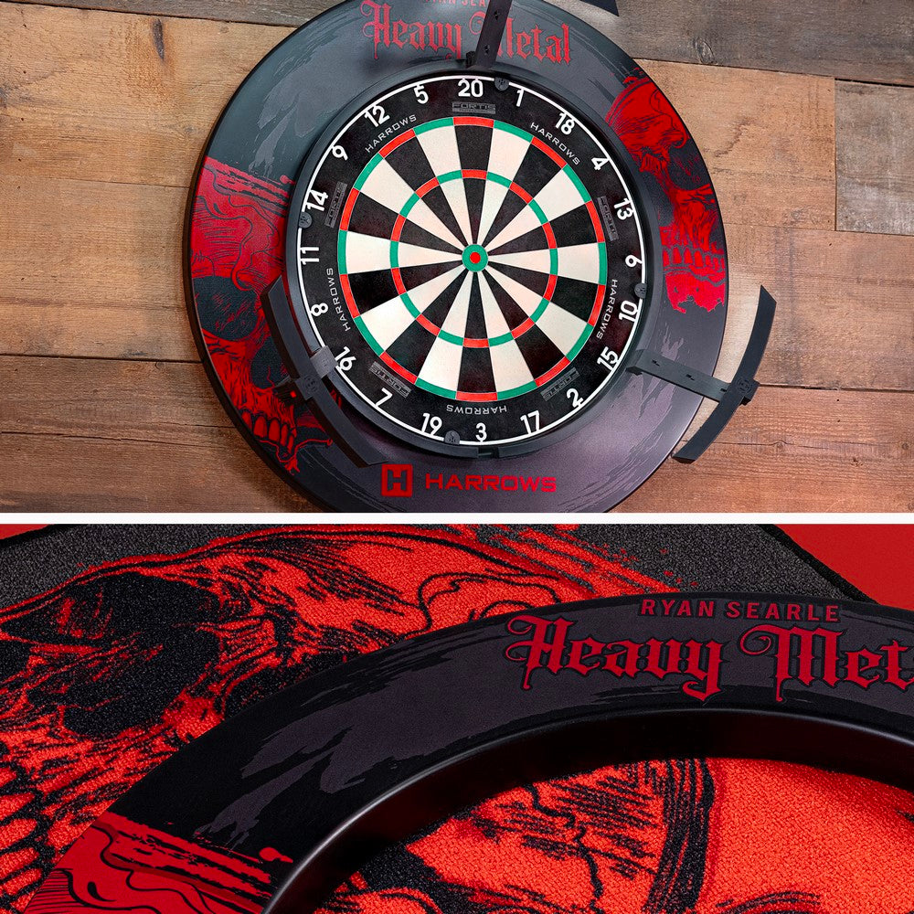Harrows Ryan Searle Heavy Metal Dartboard Surround