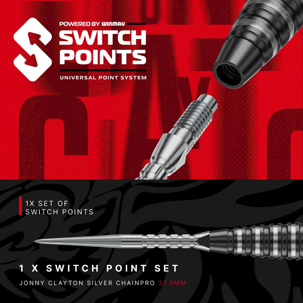 Red Dragon Jonny Clayton RD-PRO Switch Point Steeldarts