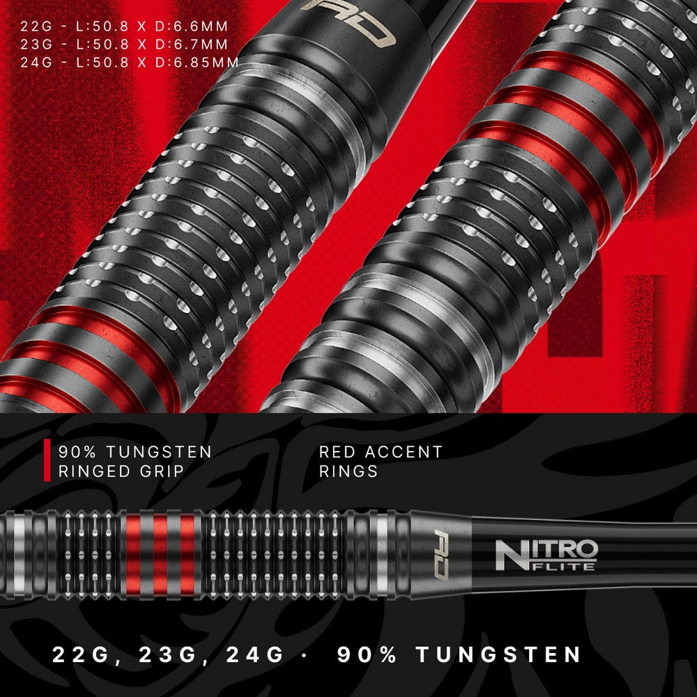 Red Dragon Jonny Clayton RD-PRO Switch Point Steeldarts
