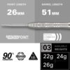 Target Crux 03 90% Steeldarts
