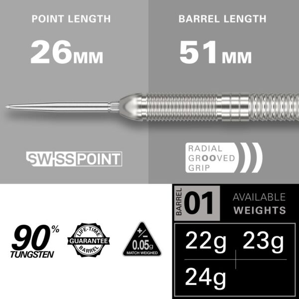 Target Crux 01 90% Steeldarts