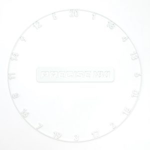 Precise180 OnePiece Zahlenring Classic White