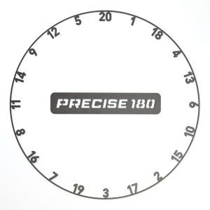 Precise180 OnePiece Zahlenring Graphit