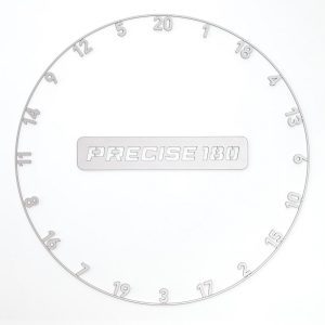 Precise180 OnePiece Zahlenring Gunmetal