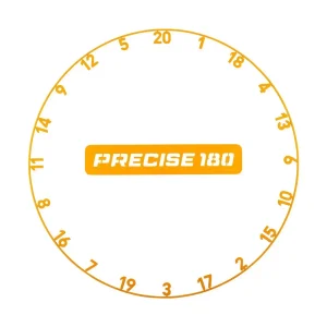 Precise180 Tiger Orange Zahlenring
